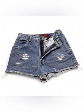 90’s High- Rise Distressed Denim Women's Daisy Dukes Shorts